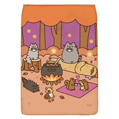 Pusheen Cute Fall The Cat Removable Flap Cover (l) by Ndabl3x