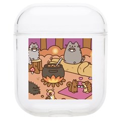 Pusheen Cute Fall The Cat Airpods 1/2 Case