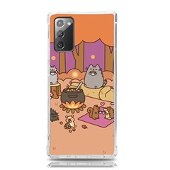 Pusheen Cute Fall The Cat Samsung Galaxy Note 20 Tpu Uv Case by Ndabl3x