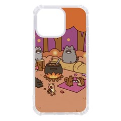 Pusheen Cute Fall The Cat Iphone 13 Pro Tpu Uv Print Case