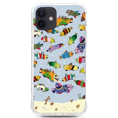 Fish Ocean Sea Water Diving Blue Iphone 12/12 Pro Tpu Uv Print Case by Ndabl3x