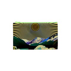 Surreal Art Psychadelic Mountain Cosmetic Bag (xs)