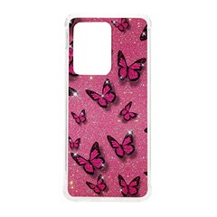 Pink Glitter Butterfly Samsung Galaxy S20 Ultra 6 9 Inch Tpu Uv Case