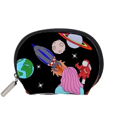 Girl Bed Space Planet Spaceship Accessory Pouch (small) by Bedest