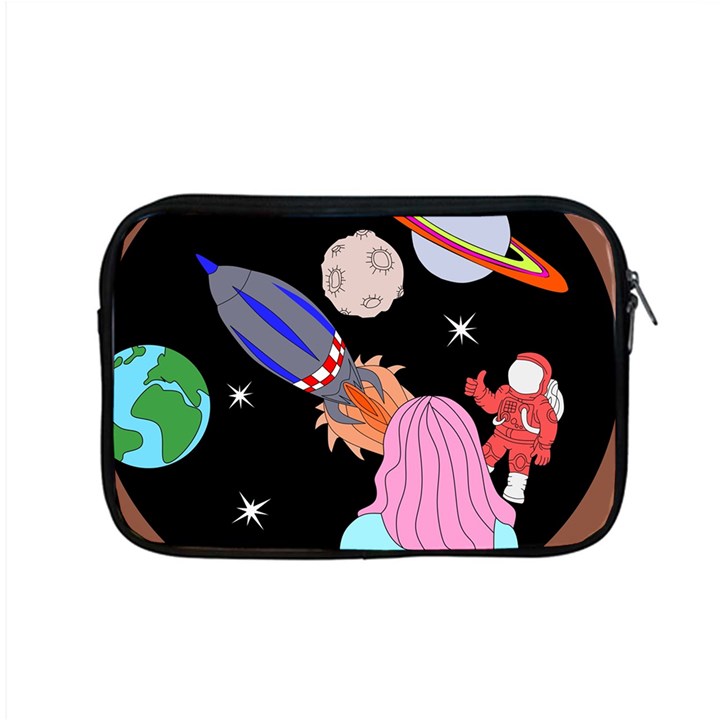 Girl Bed Space Planet Spaceship Apple MacBook Pro 15  Zipper Case