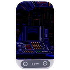 Blue Computer Monitor With Chair Game Digital Art Sterilizers by Bedest