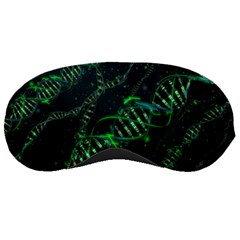 Green And Black Abstract Digital Art Sleep Mask by Bedest