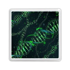 Green And Black Abstract Digital Art Memory Card Reader (square) by Bedest