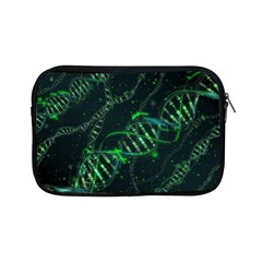 Green And Black Abstract Digital Art Apple Ipad Mini Zipper Cases by Bedest