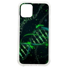 Green And Black Abstract Digital Art Iphone 12 Mini Tpu Uv Print Case	 by Bedest