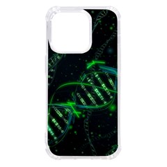 Green And Black Abstract Digital Art Iphone 14 Pro Tpu Uv Print Case by Bedest