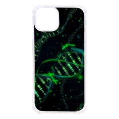 Green And Black Abstract Digital Art Iphone 13 Tpu Uv Print Case