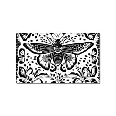 Moth Sticker Rectangular (10 Pack) by Valentinaart