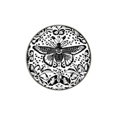 Moth Hat Clip Ball Marker by Valentinaart