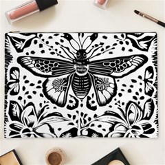 Moth Cosmetic Bag (xxl) by Valentinaart