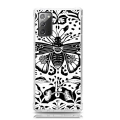 Moth Samsung Galaxy Note 20 Tpu Uv Case by Valentinaart