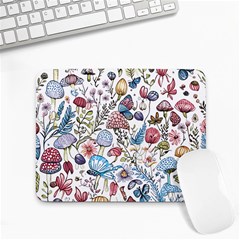 Mushroom Pattern Small Mousepad by Valentinaart