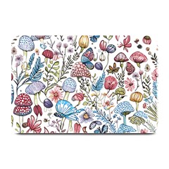 Mushroom Pattern Plate Mats by Valentinaart