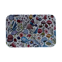 Mushroom Pattern Open Lid Metal Box (silver)   by Valentinaart