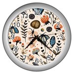 7878 Wall Clock (Silver) Front