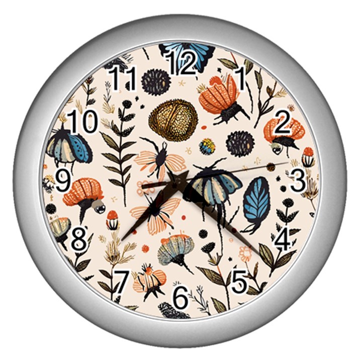 7878 Wall Clock (Silver)