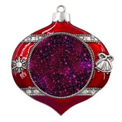 Retro-02 Metal Snowflake And Bell Red Ornament by nateshop