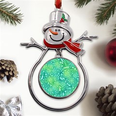 Retro-03 Metal Snowman Ornament by nateshop