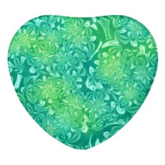 Retro-03 Heart Glass Fridge Magnet (4 Pack)