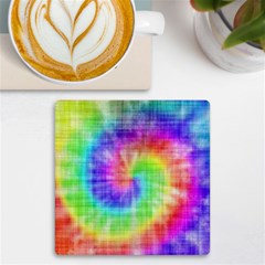 Watercolor-batik Uv Print Square Tile Coaster  by nateshop