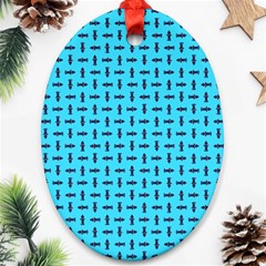 Pattern-123 Ornament (oval) by nateshop