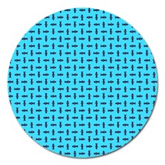 Pattern-123 Magnet 5  (round) by nateshop