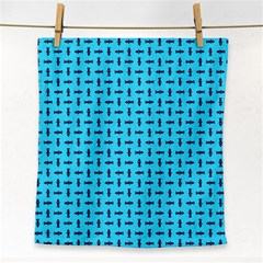 Pattern-123 Face Towel by nateshop