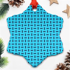 Pattern-123 Ornament (snowflake) by nateshop