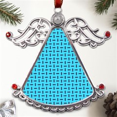 Pattern-123 Metal Angel With Crystal Ornament by nateshop