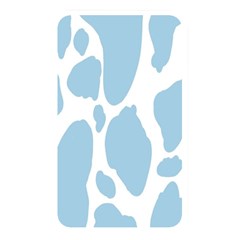 Cow Print, Aesthetic, Y, Blue, Baby Blue, Pattern, Simple Memory Card Reader (rectangular)