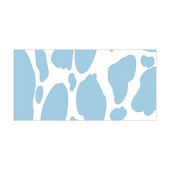 Cow Print, Aesthetic, Y, Blue, Baby Blue, Pattern, Simple Yoga Headband by nateshop