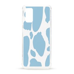 Cow Print, Aesthetic, Y, Blue, Baby Blue, Pattern, Simple Samsung Galaxy S20 6 2 Inch Tpu Uv Case by nateshop