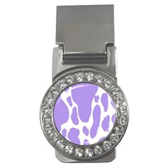 Cow Print, Aesthetic,violelilac, Animal, Purple, Simple Money Clips (cz)  by nateshop