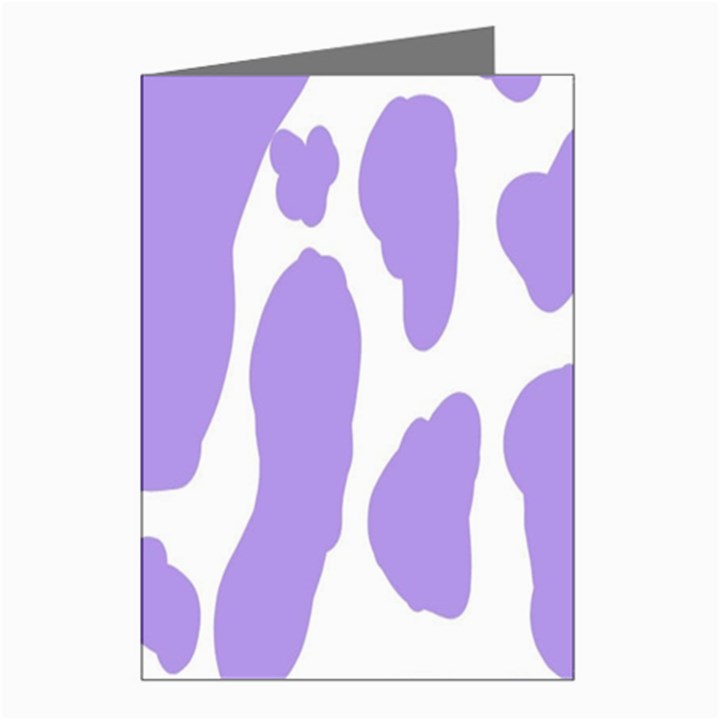 Cow Print, Aesthetic,Violelilac, Animal, Purple, Simple Greeting Cards (Pkg of 8)