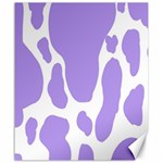 Cow Print, Aesthetic,Violelilac, Animal, Purple, Simple Canvas 20  x 24  19.57 x23.15  Canvas - 1