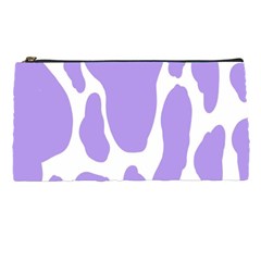 Cow Print, Aesthetic,violelilac, Animal, Purple, Simple Pencil Case by nateshop