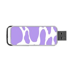 Cow Print, Aesthetic,violelilac, Animal, Purple, Simple Portable Usb Flash (two Sides) by nateshop