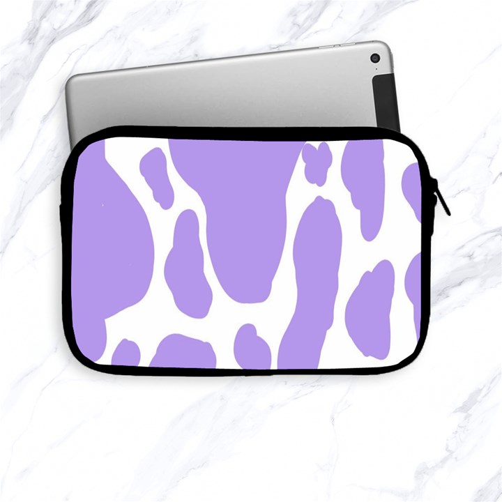 Cow Print, Aesthetic,Violelilac, Animal, Purple, Simple Apple iPad Mini Zipper Cases