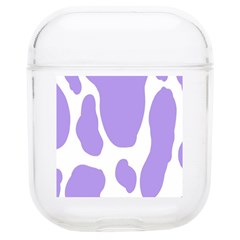 Cow Print, Aesthetic,violelilac, Animal, Purple, Simple Airpods 1/2 Case by nateshop