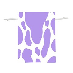 Cow Print, Aesthetic,violelilac, Animal, Purple, Simple Lightweight Drawstring Pouch (l) by nateshop