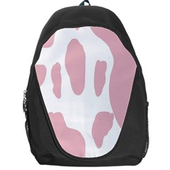 Cow Print, Pink, Design, Pattern, Animal, Baby Pink, Simple, Backpack Bag by nateshop