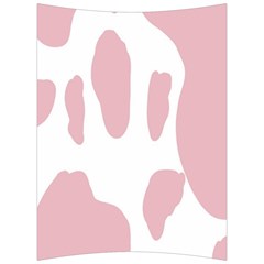 Cow Print, Pink, Design, Pattern, Animal, Baby Pink, Simple, Back Support Cushion by nateshop