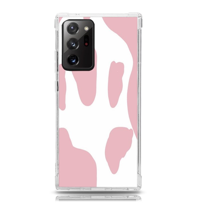 Cow Print, Pink, Design, Pattern, Animal, Baby Pink, Simple, Samsung Galaxy Note 20 Ultra TPU UV Case