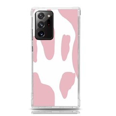 Cow Print, Pink, Design, Pattern, Animal, Baby Pink, Simple, Samsung Galaxy Note 20 Ultra Tpu Uv Case by nateshop