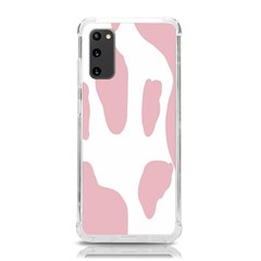 Cow Print, Pink, Design, Pattern, Animal, Baby Pink, Simple, Samsung Galaxy S20 6 2 Inch Tpu Uv Case by nateshop